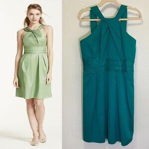 David's Bridal - Ven Style/Halter Dress with pockets - sz 12 NWT